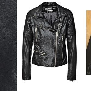 Blank NYC Quilted Moto Jacket size S Steampunk Biker Grunge